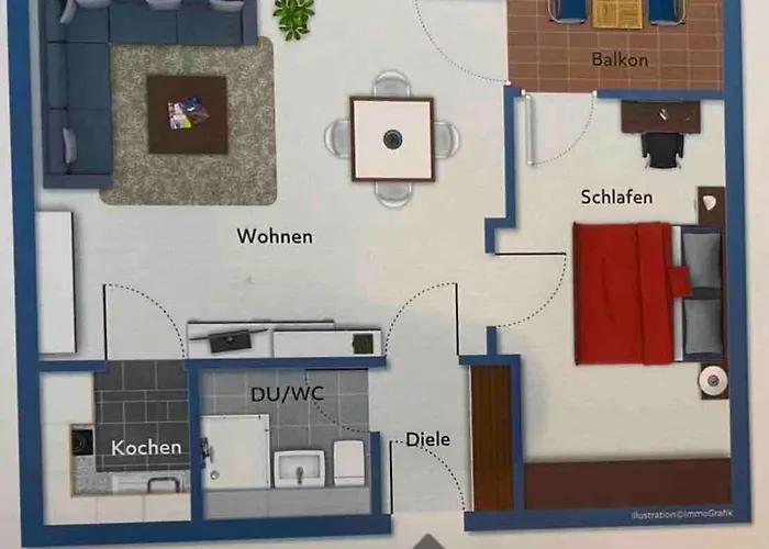 City-panorama-lounge Appartement Neu-Ulm