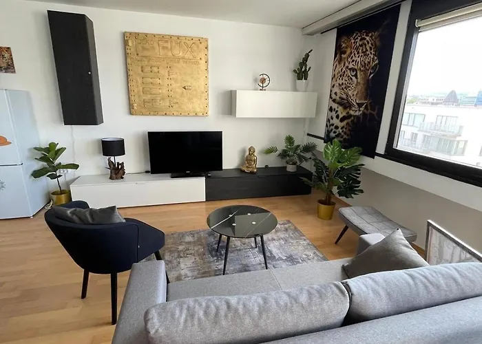 City-panorama-lounge Appartement Neu-Ulm